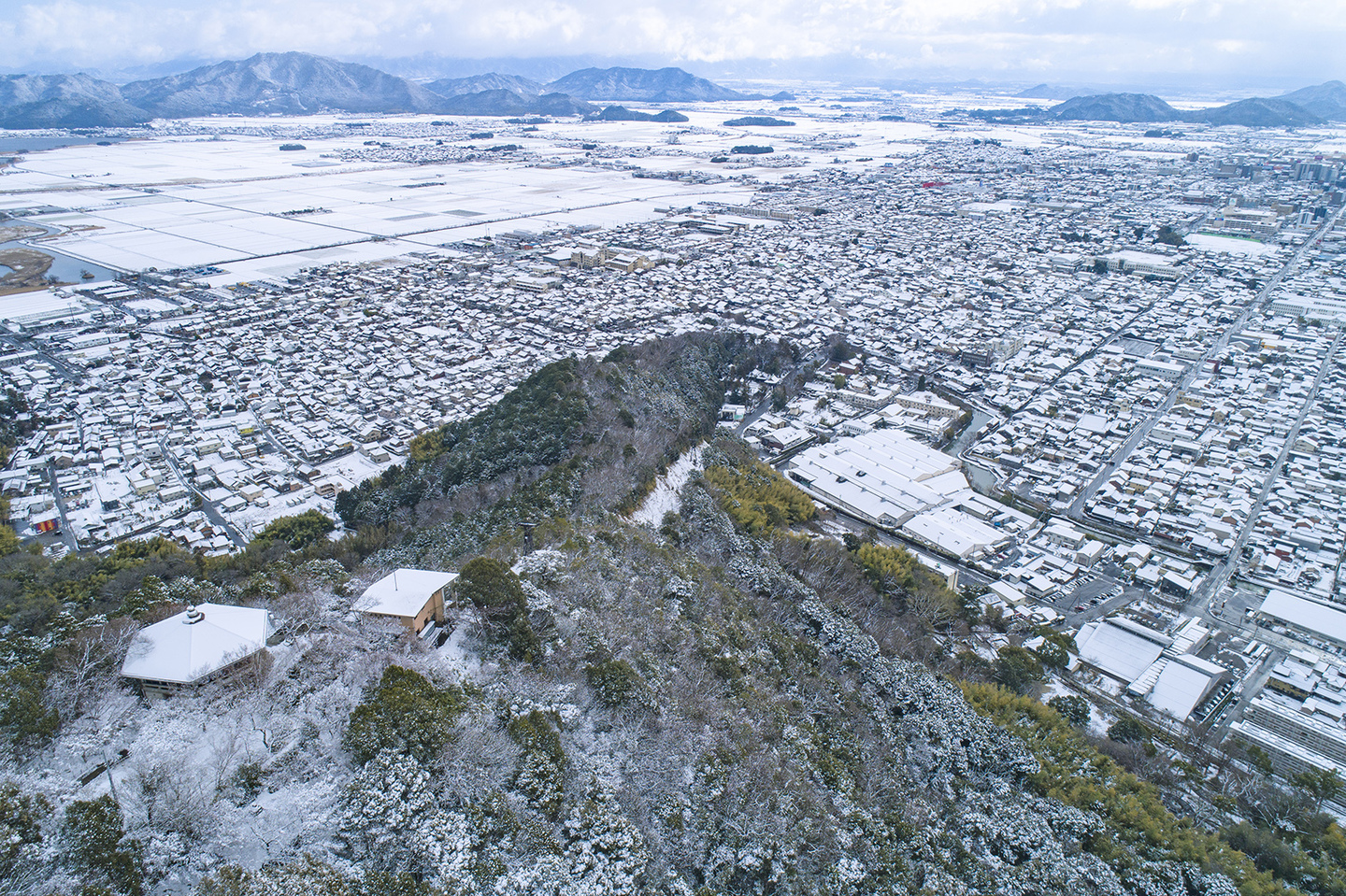 八幡山ドローン空撮